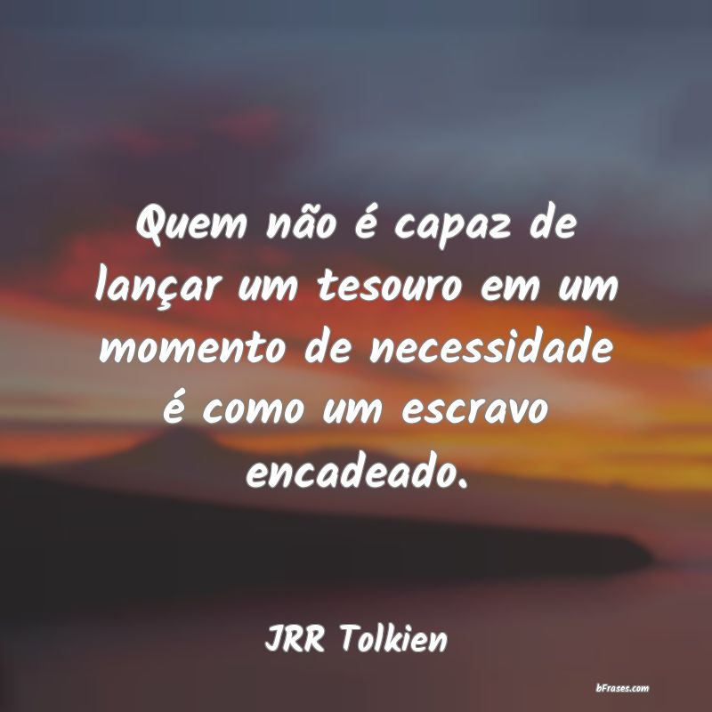 Frases de JRR Tolkien