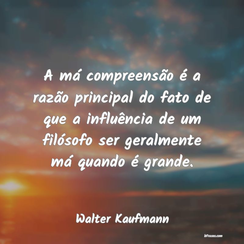 Frases de Walter Kaufmann