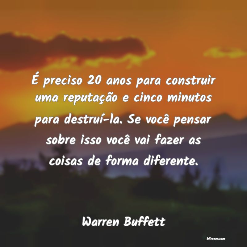 Frases de Warren Buffett