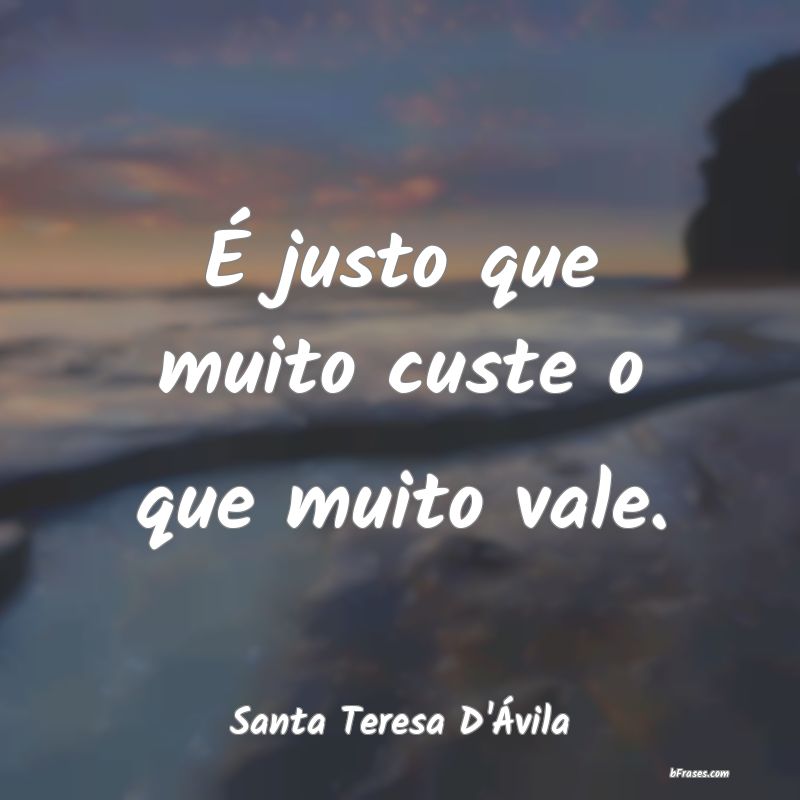 Frases de Santa Teresa D'Ávila