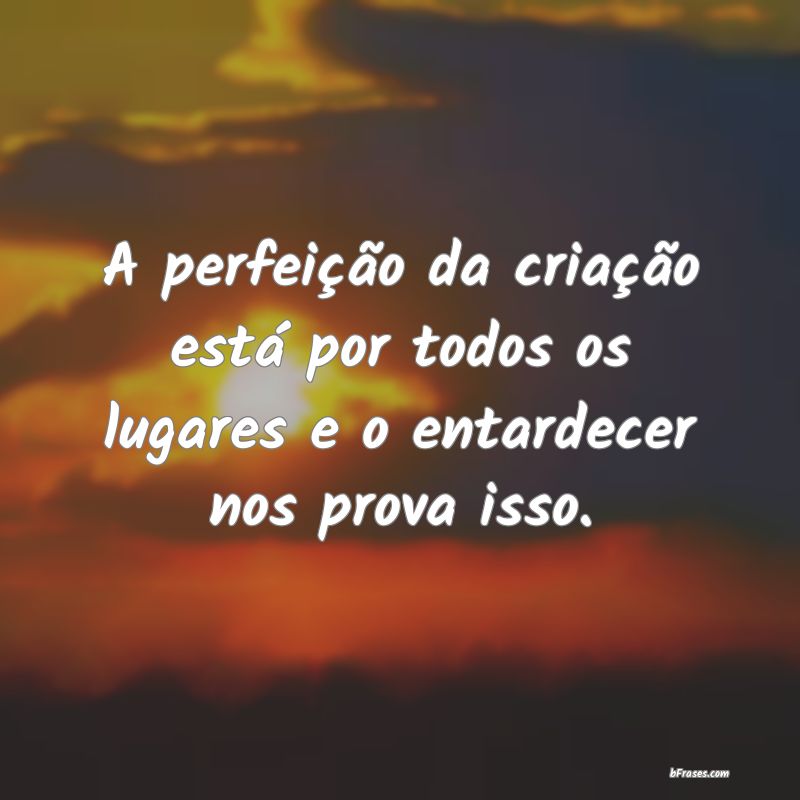 Frases de Entardecer