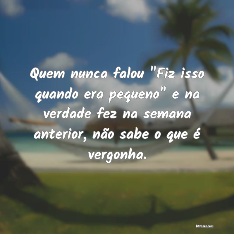 Frases de Vergonha