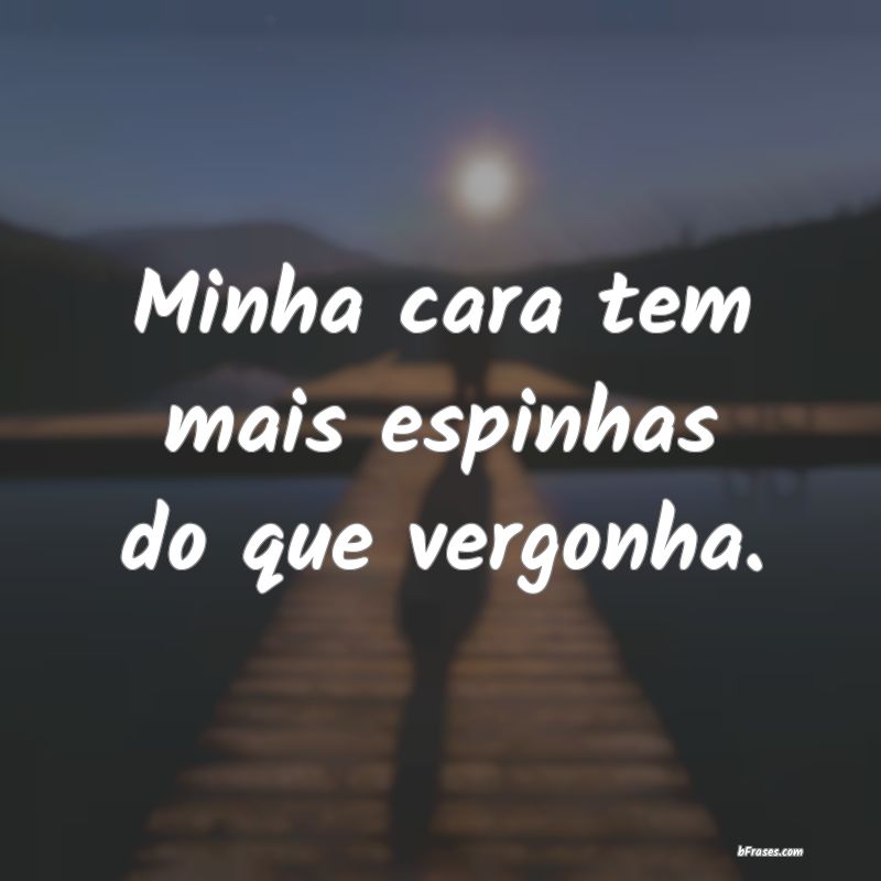 Frases de Vergonha