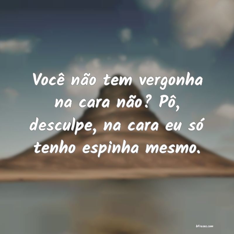 Frases de Vergonha