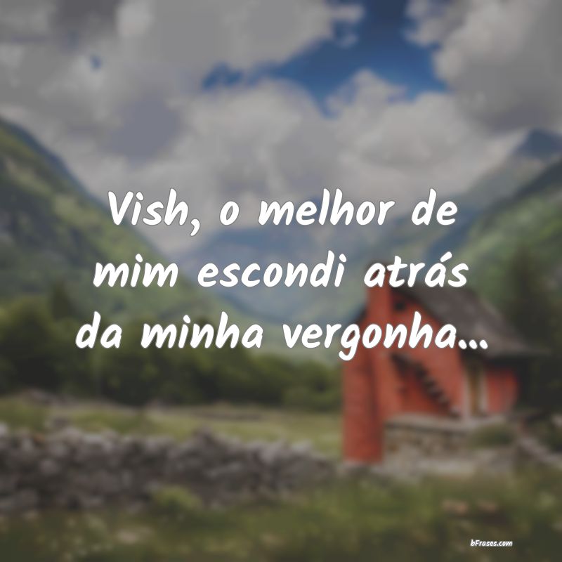 Frases de Vergonha