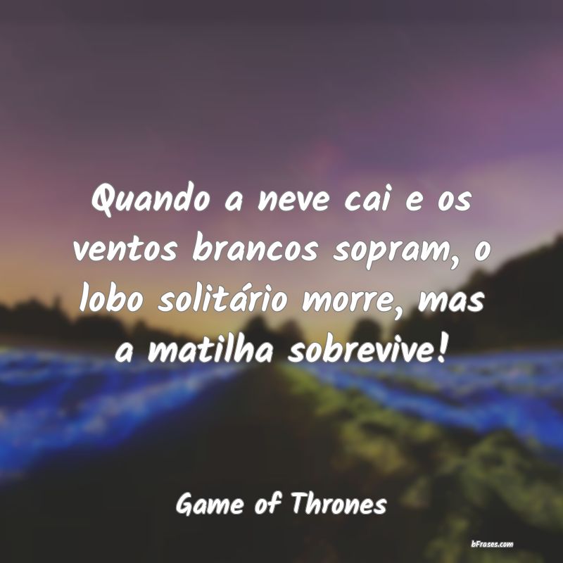 Frases de Game of Thrones