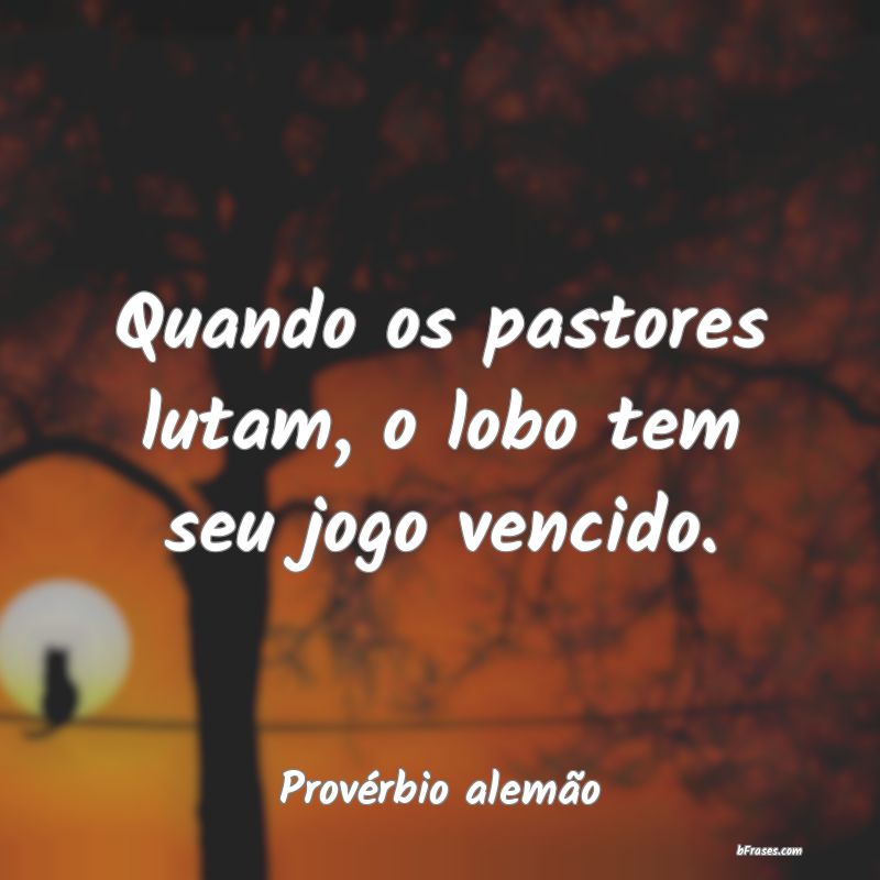 Frases de Provérbio alemão