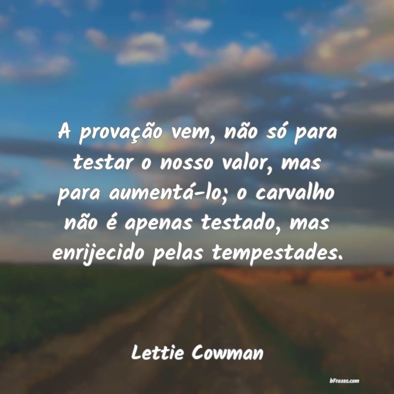 Frases de Lettie Cowman