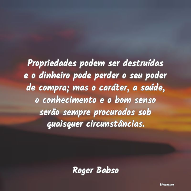 Frases de Roger Babso