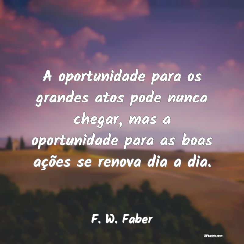 Frases de F. W. Faber