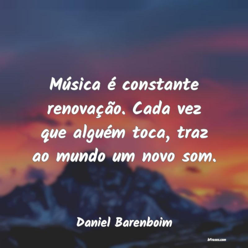 Frases de Daniel Barenboim