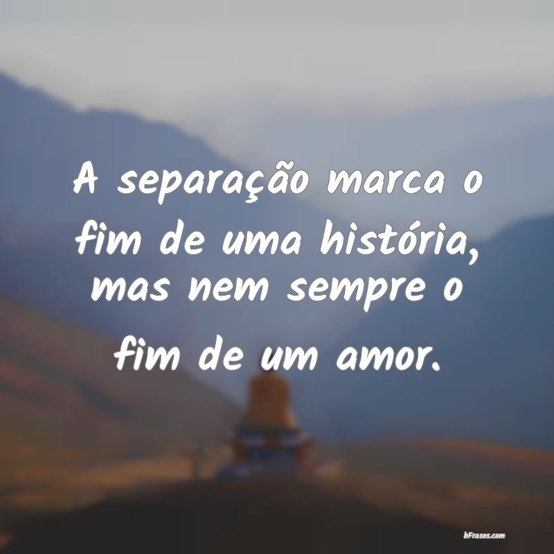 Frases de Separação