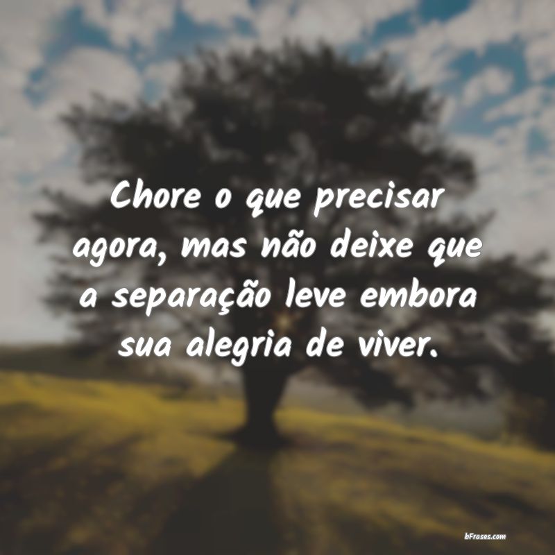 Frases de Separação