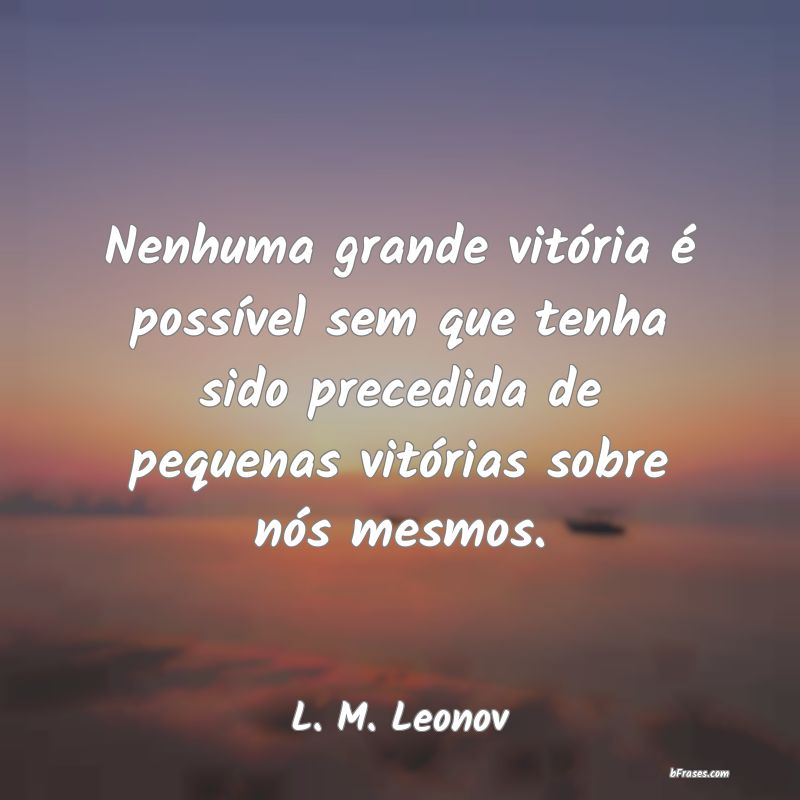 Frases de L. M. Leonov