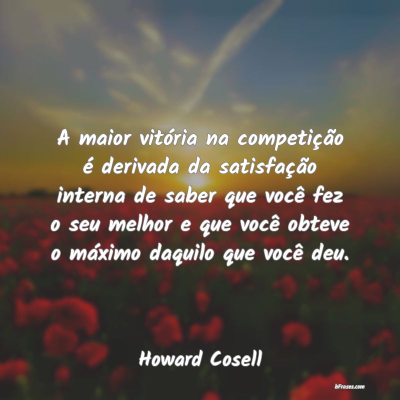 Frases de Howard Cosell