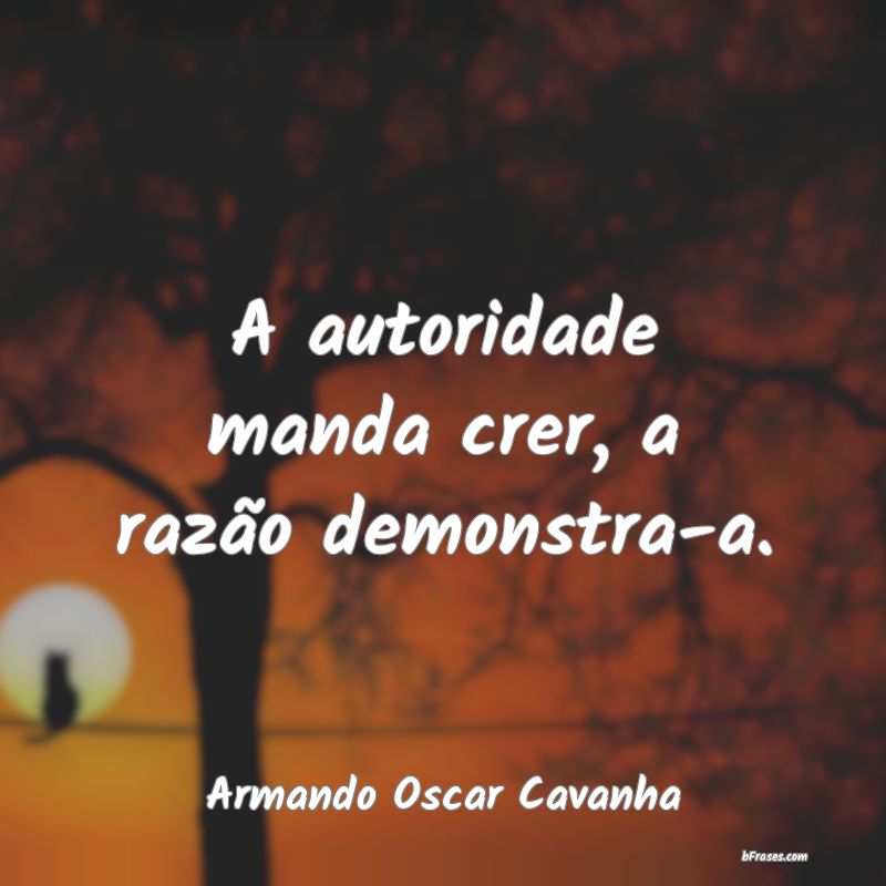 Frases de Armando Oscar Cavanha