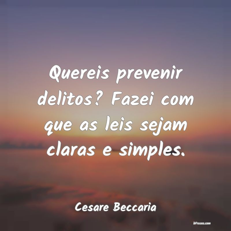 Frases de Cesare Beccaria