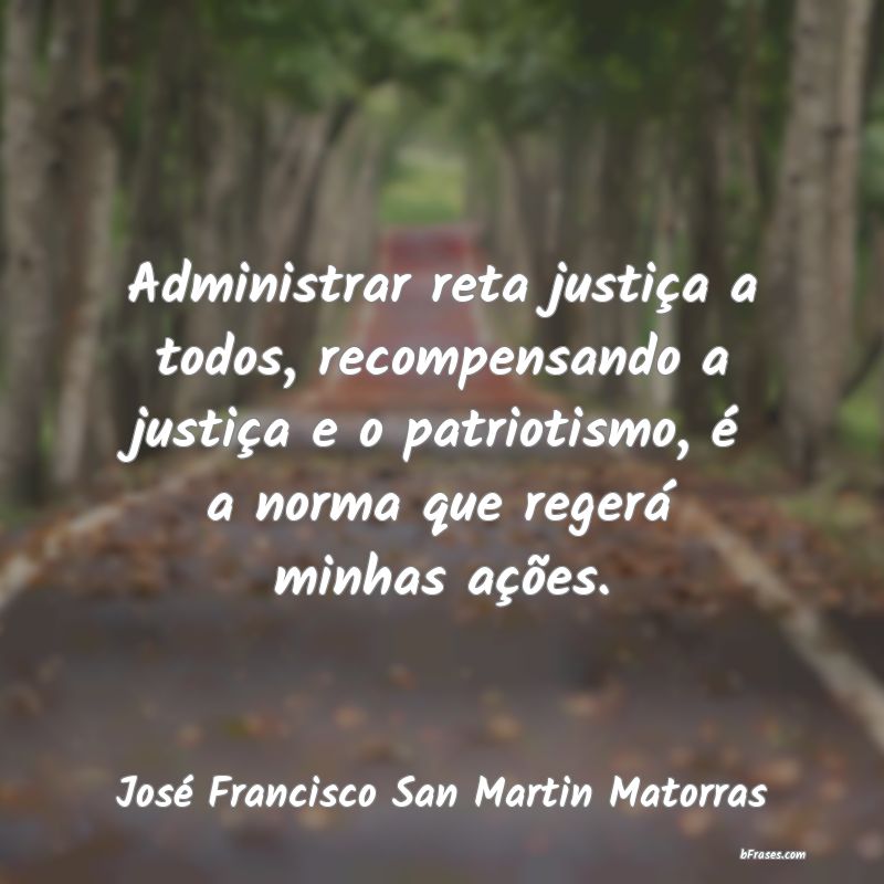 Frases de José Francisco San Martin Matorras