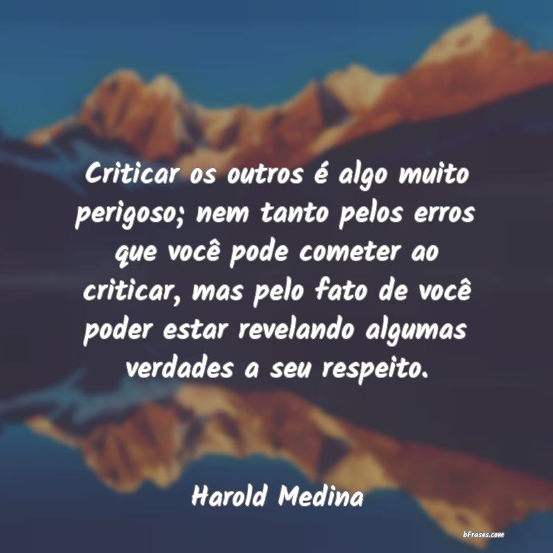 Frases de Harold Medina