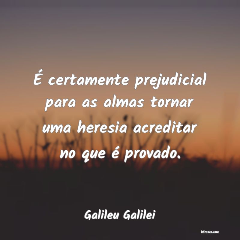 Frases de Galileu Galilei
