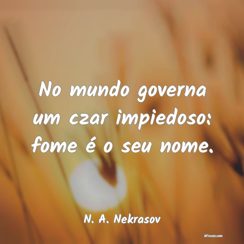 Frases de N. A. Nekrasov