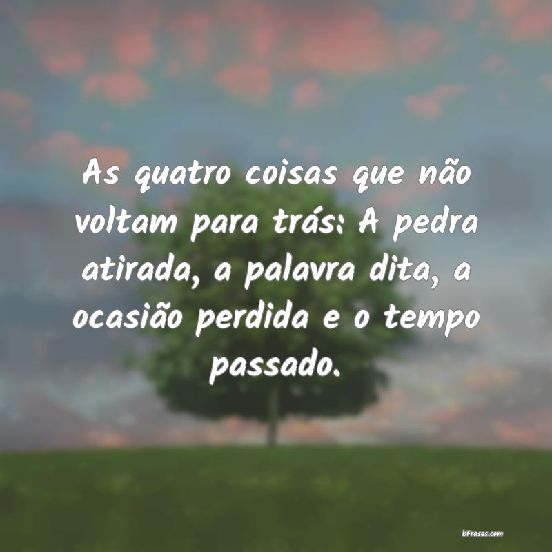 Frases sobre o Tempo