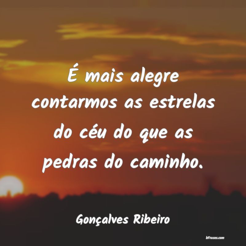 Frases de Gonçalves Ribeiro