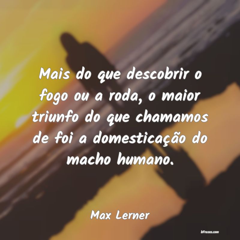 Frases de Max Lerner