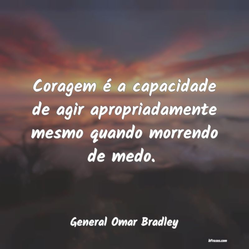Frases de General Omar Bradley