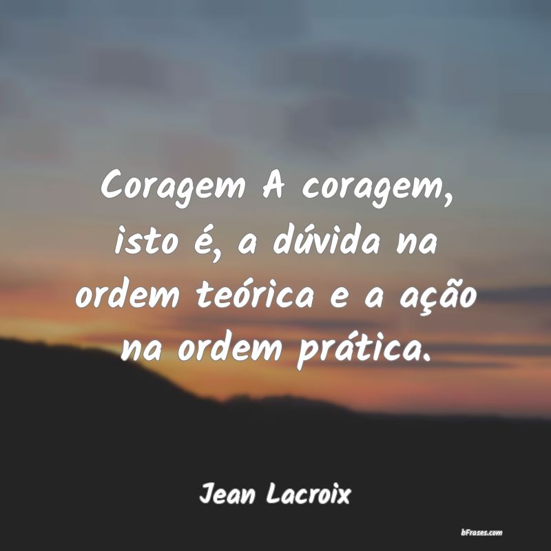 Frases de Jean Lacroix