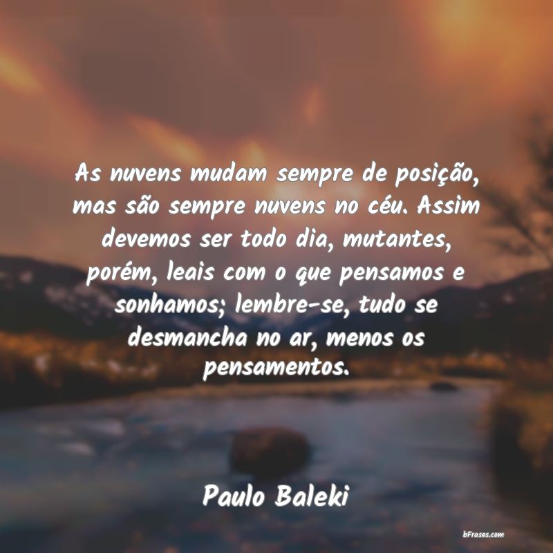 Frases de Paulo Baleki