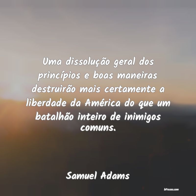 Frases de Samuel Adams