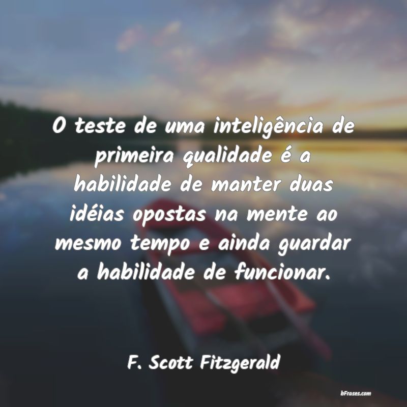 Frases de F. Scott Fitzgerald