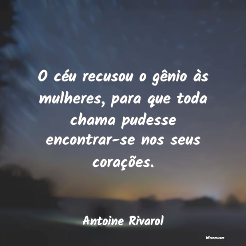 Frases de Antoine Rivarol