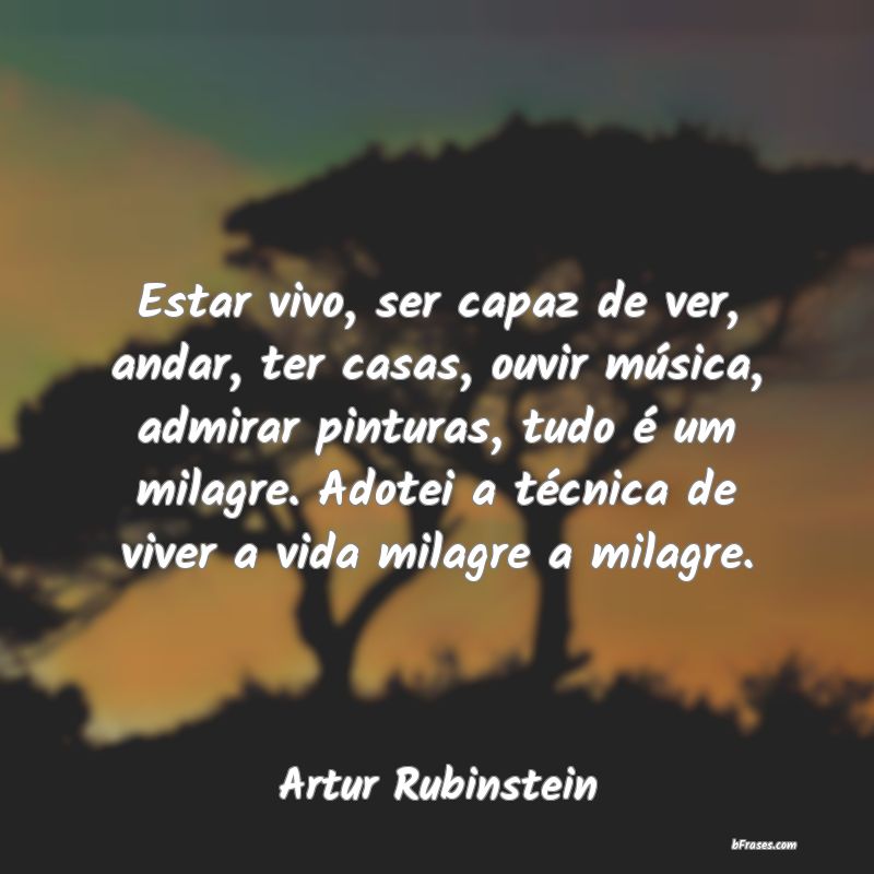 Frases de Artur Rubinstein