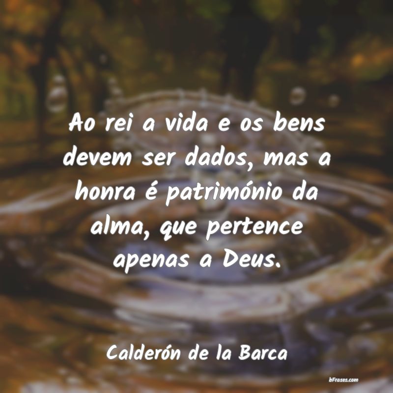 Frases de Calderón de la Barca