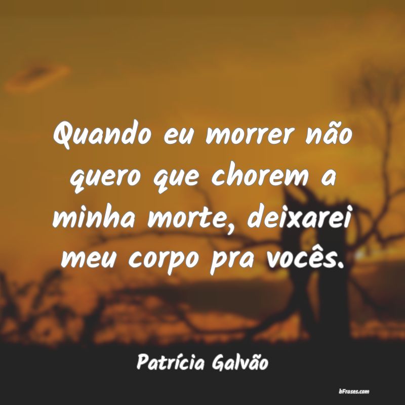 Frases de Patrícia Galvão