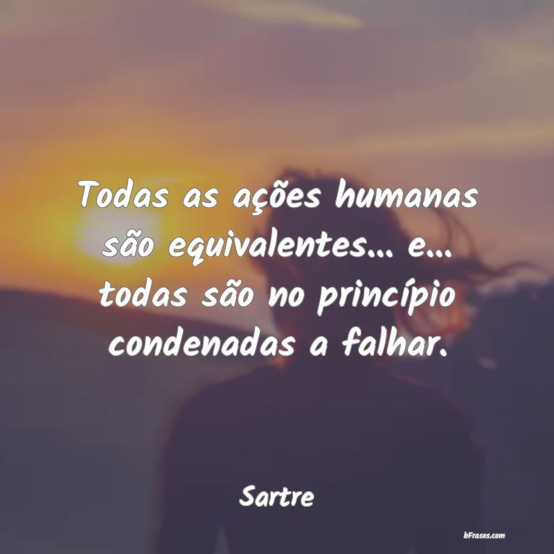 Frases de Sartre