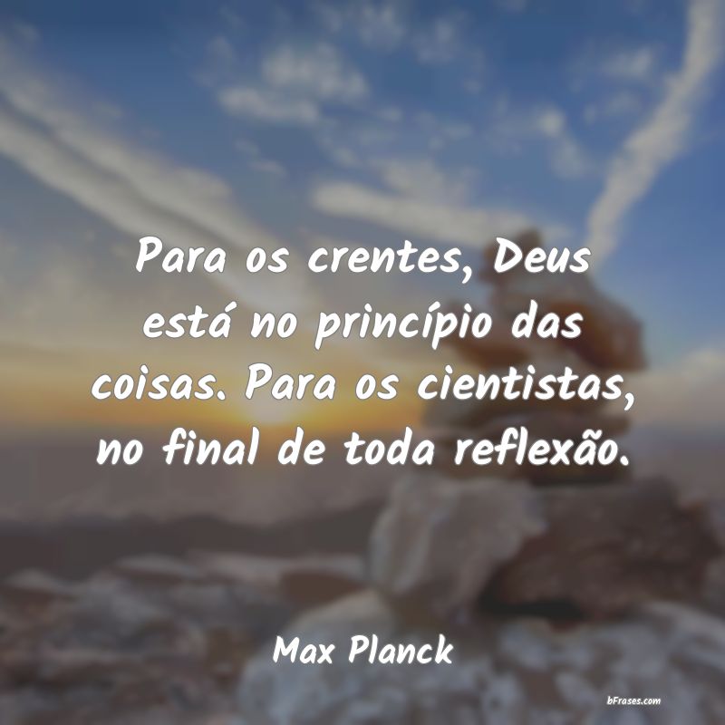 Frases de Max Planck
