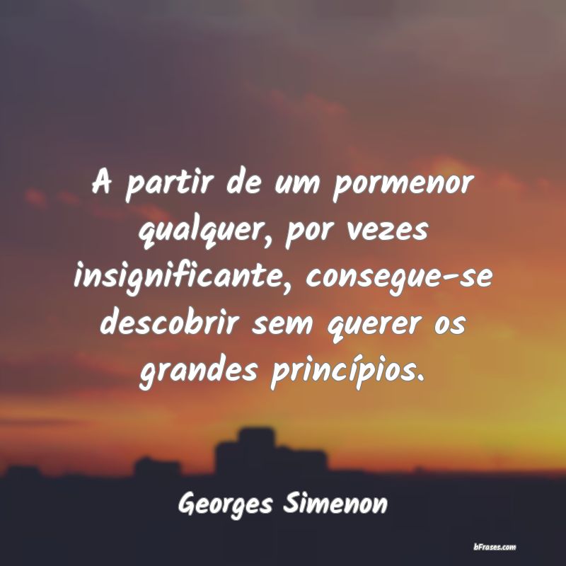 Frases de Georges Simenon