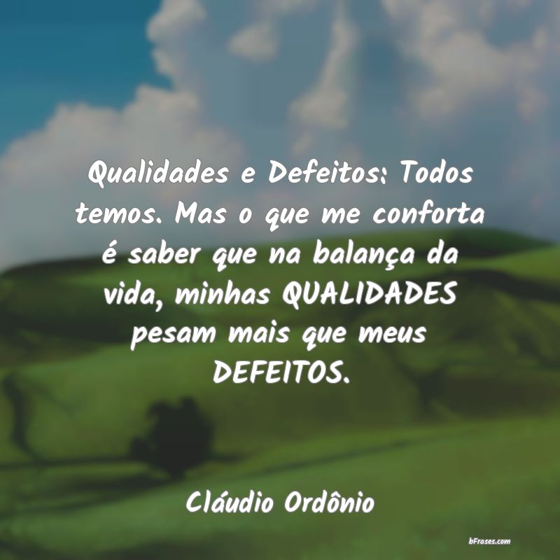 Frases de Cláudio Ordônio