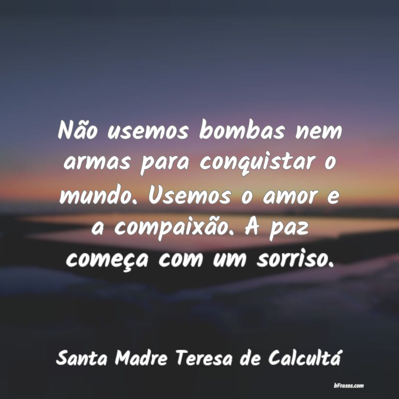 Frases de Santa Madre Teresa de Calcultá