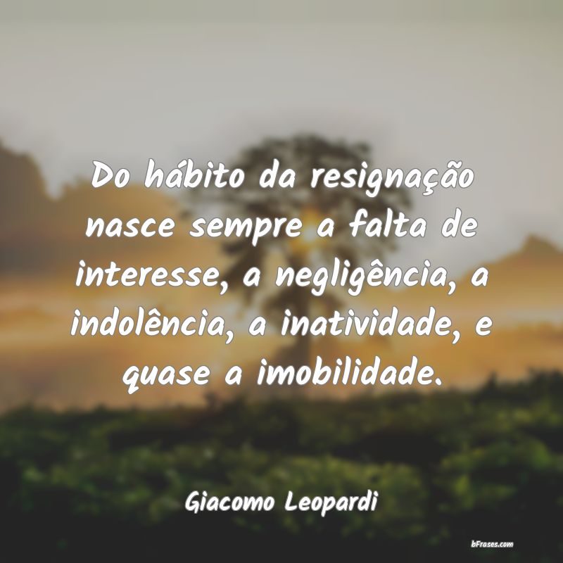 Frases de Giacomo Leopardi