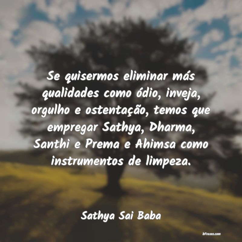Frases de Sathya Sai Baba