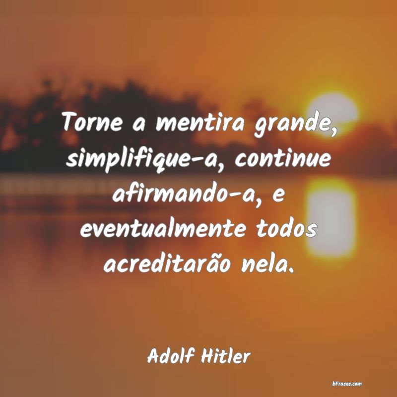 Frases de Adolf Hitler