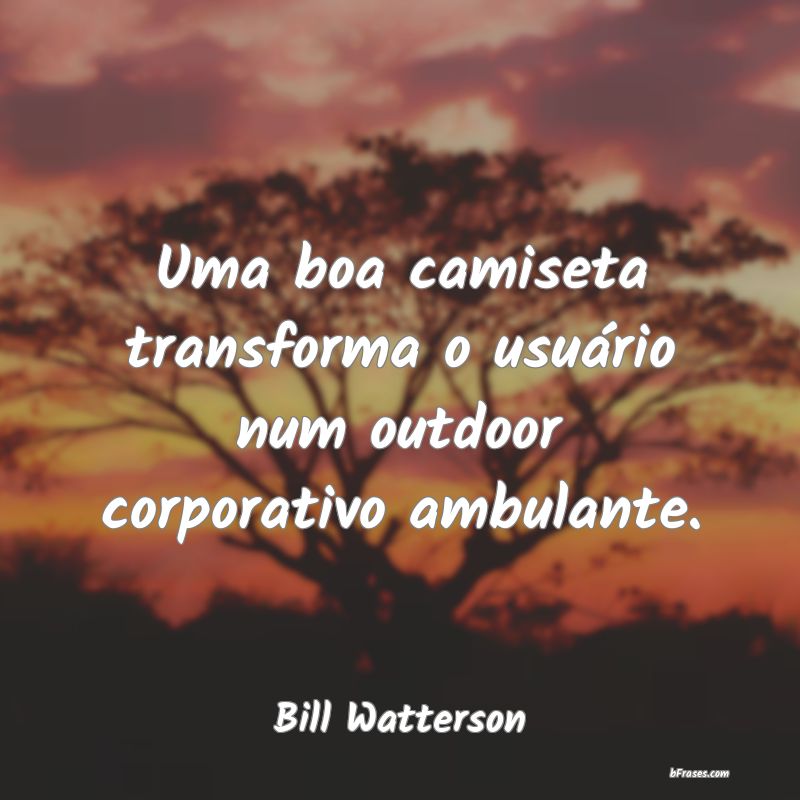 Frases de Bill Watterson