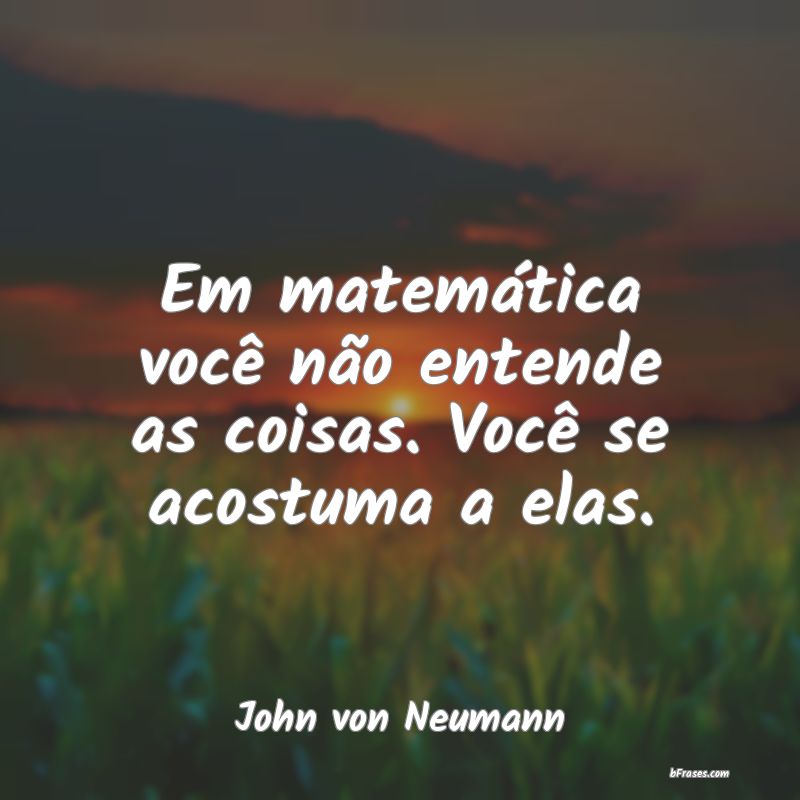 Frases de John von Neumann