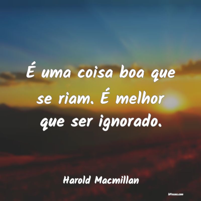 Frases de Harold Macmillan