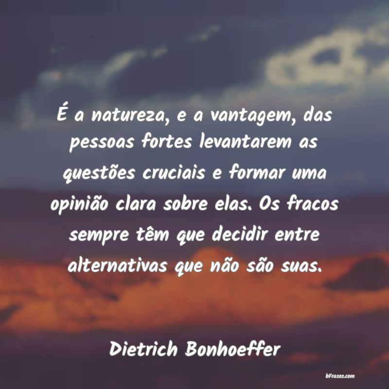 Frases de Dietrich Bonhoeffer