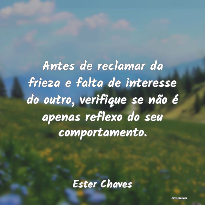 Frases de Ester Chaves